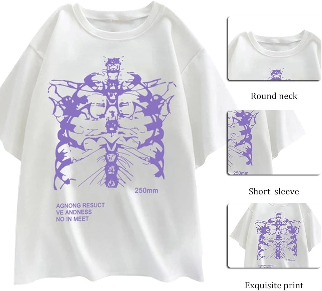 Tシャツレディーストップス夏半袖ストリートウェアTシャツ服Tシャツシャツ (Color : Black, Size : Large)