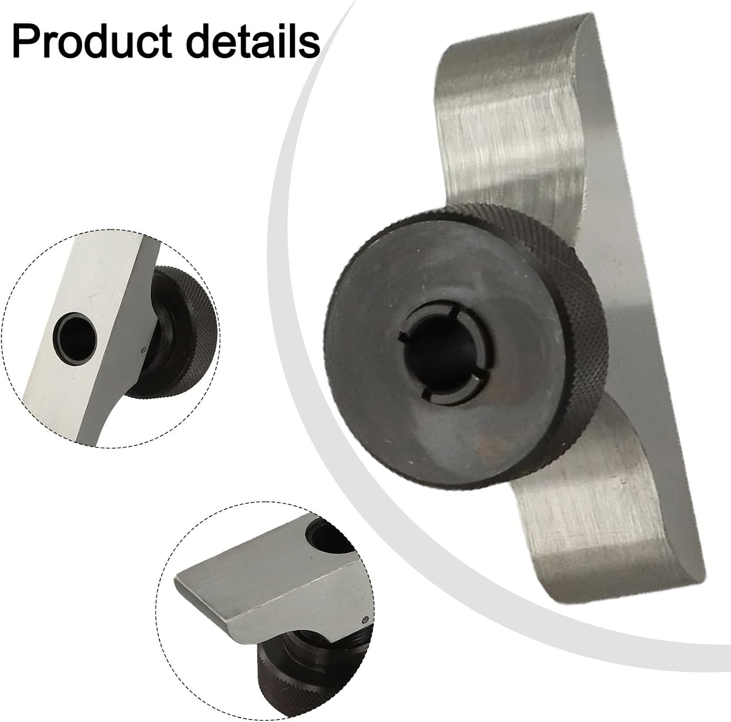 Stainless Steel Depth Gauge Base for Dial Indicator with Threaded Clamping and Extension Rods for Precisions Measurement in Industrial Testing Applications with Smooth Ground Finish(63 * 17mm)