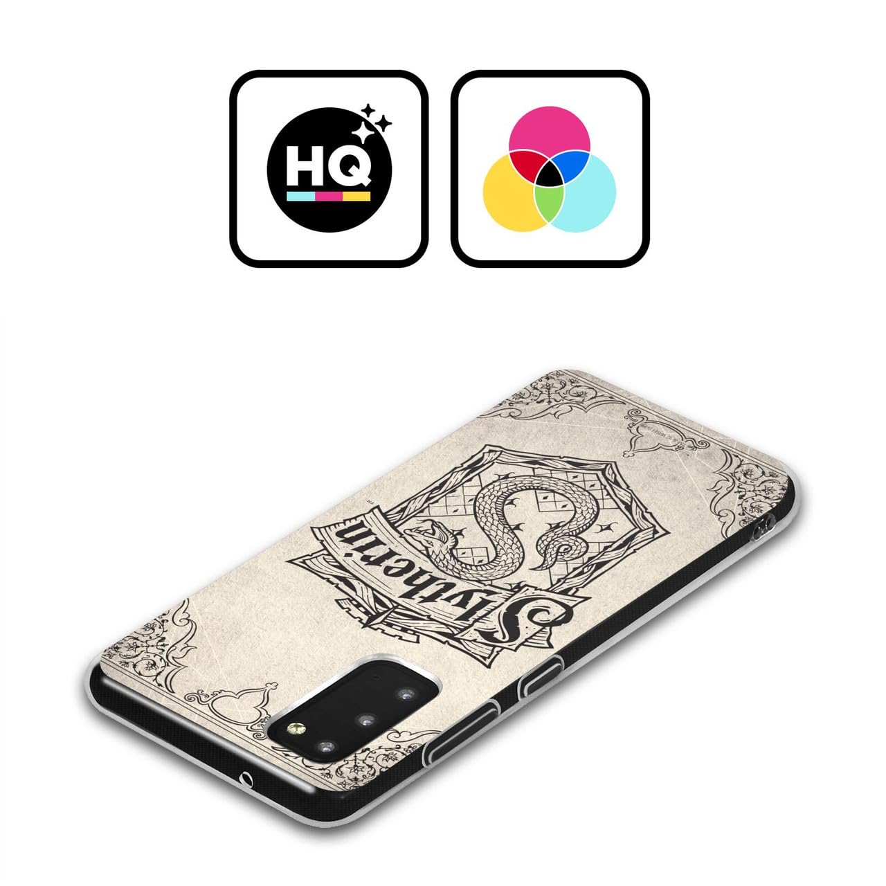 Head Case Designs Licenza Ufficiale Harry Potter Slytherin Pergamena Sorcerer's Stone I Custodia in Gel [Grado Militare] Compatibile con Samsung Galaxy S23 Fe 5G E Compatibile con MagSafe