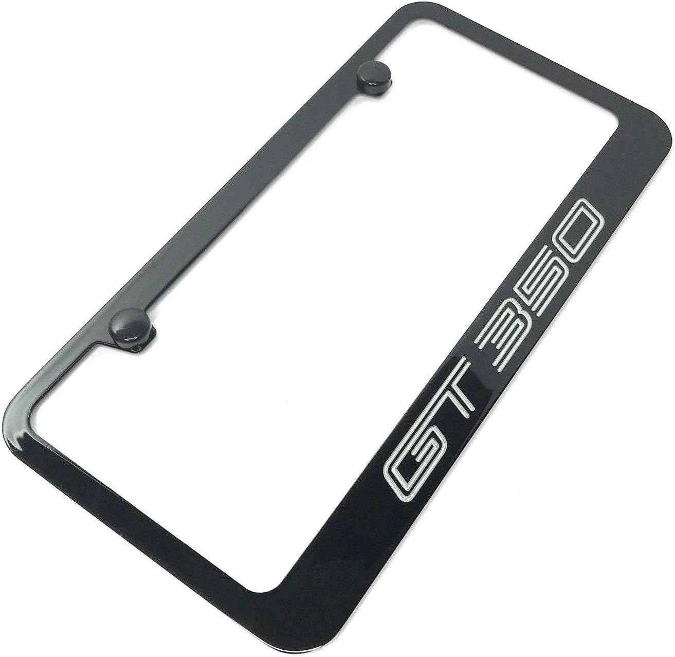 RandWSpeedShop Shelby GT350 Black License Plate Frame Engraved