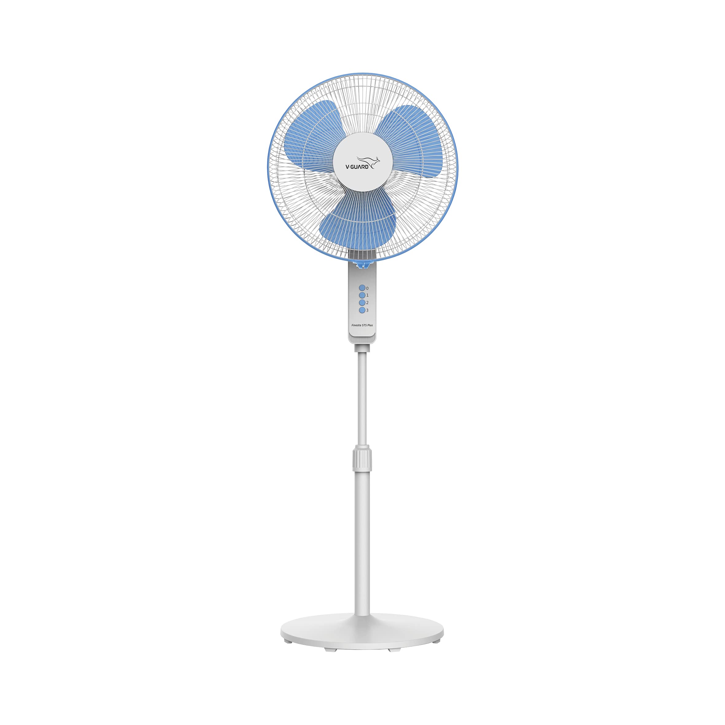 V-Guard Finesta Sts Plus Pedestal Fan - White Blue -1 V-Guard Finesta Sts Plus Pedestal Fan - White Blue -1