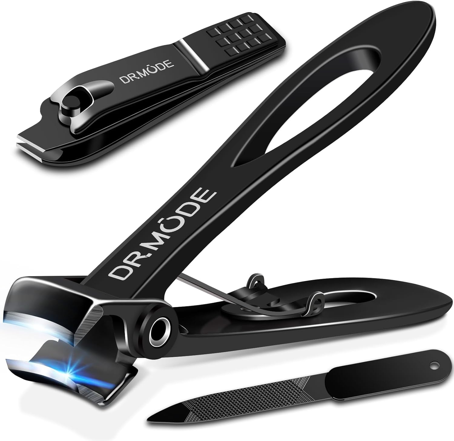 – Nail Clippers for Thick Nails - DRMODE Large Toe Nail Clippers for Thick Nail with 16mm Wide Jaw Opening, Heavy Duty Toenail Clippers Cutter for Seniors Men Big