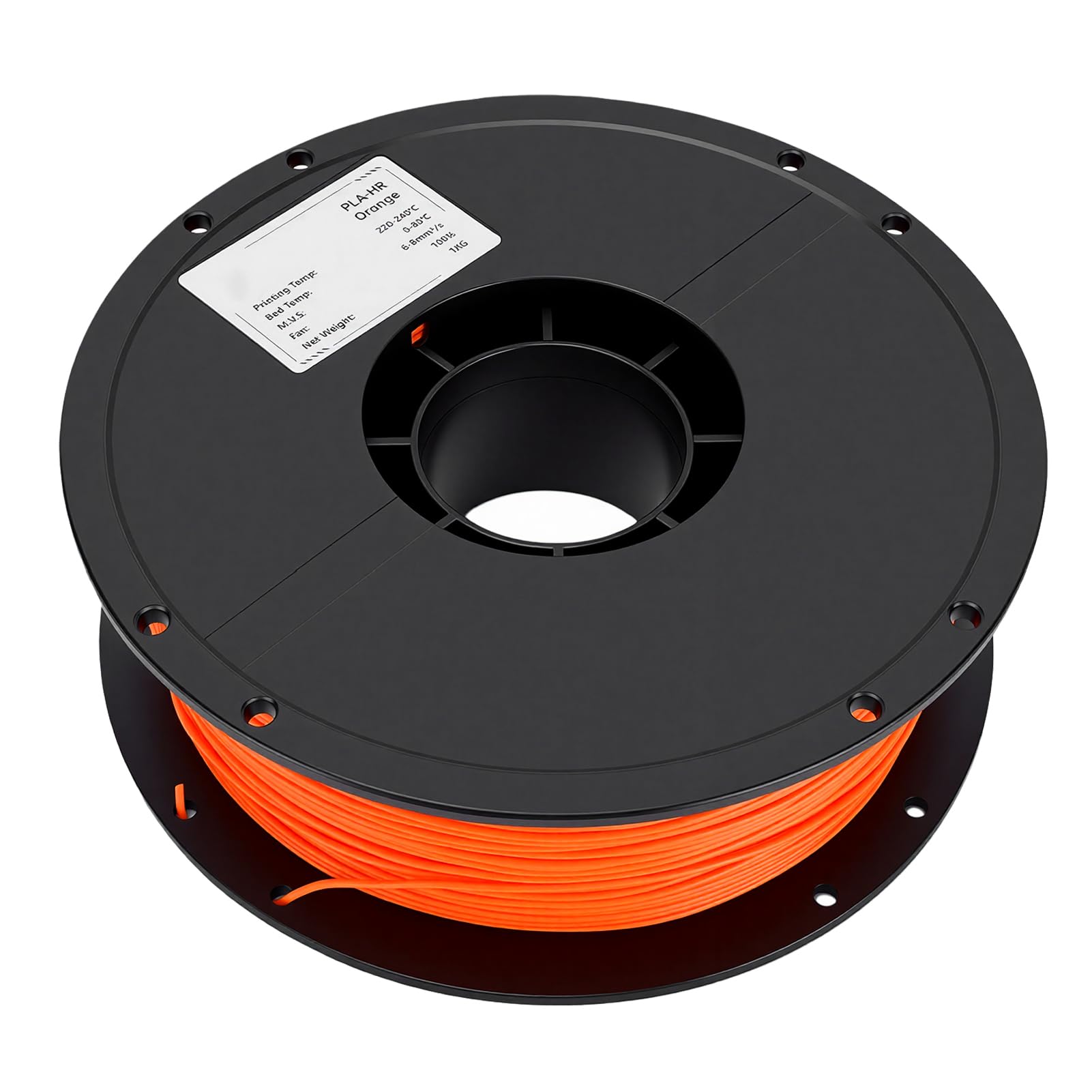 GOWENIC Filament do Koszykówki Bezpowietrzny 1KG | Elastyczny TPU z Mikrofibry o Grubości 1,75 Mm do Drukarek 3D FDM (ORANGE)