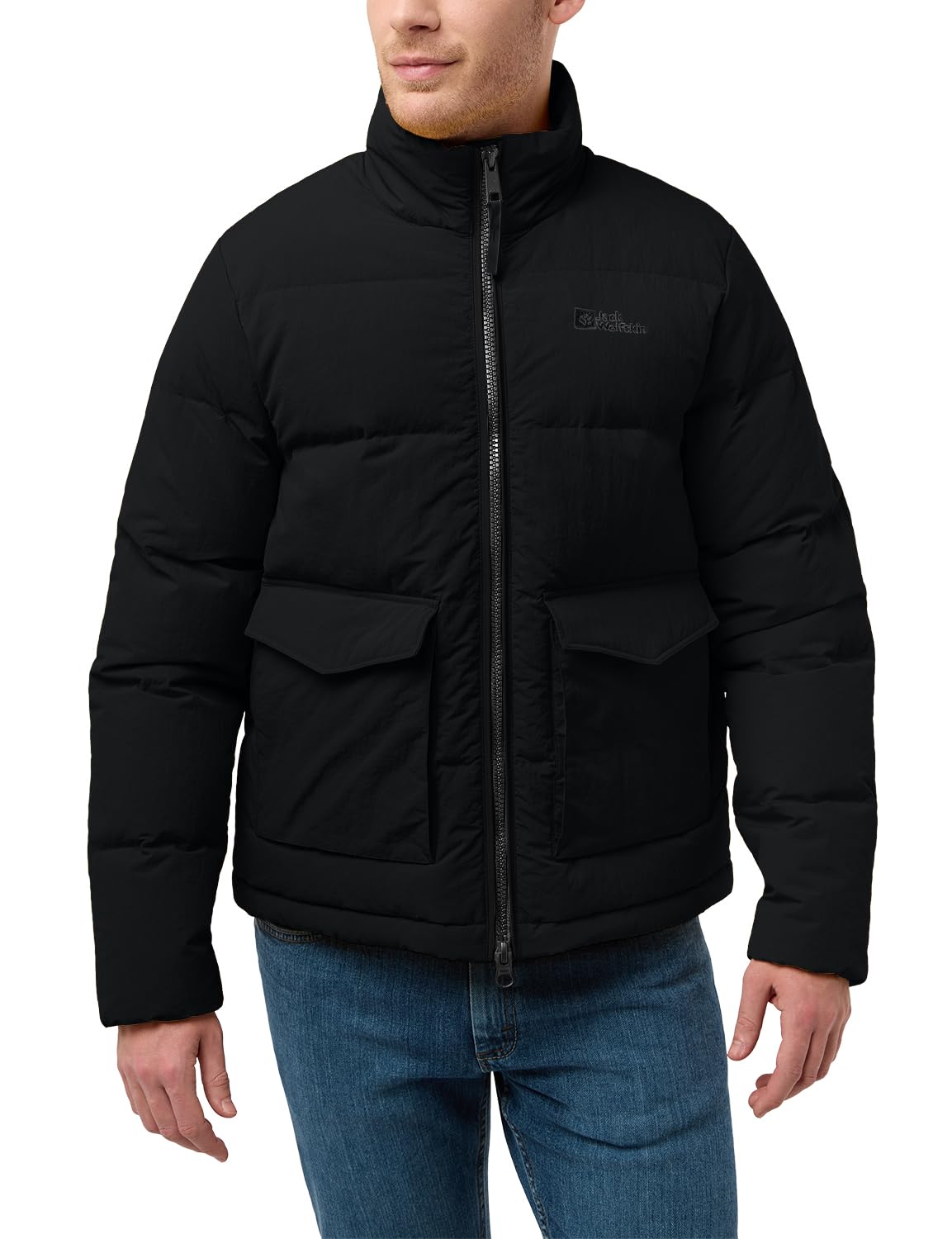 Jack Wolfskin - NORDLICHT JKT M, Chaqueta de plumas Hombre, black,