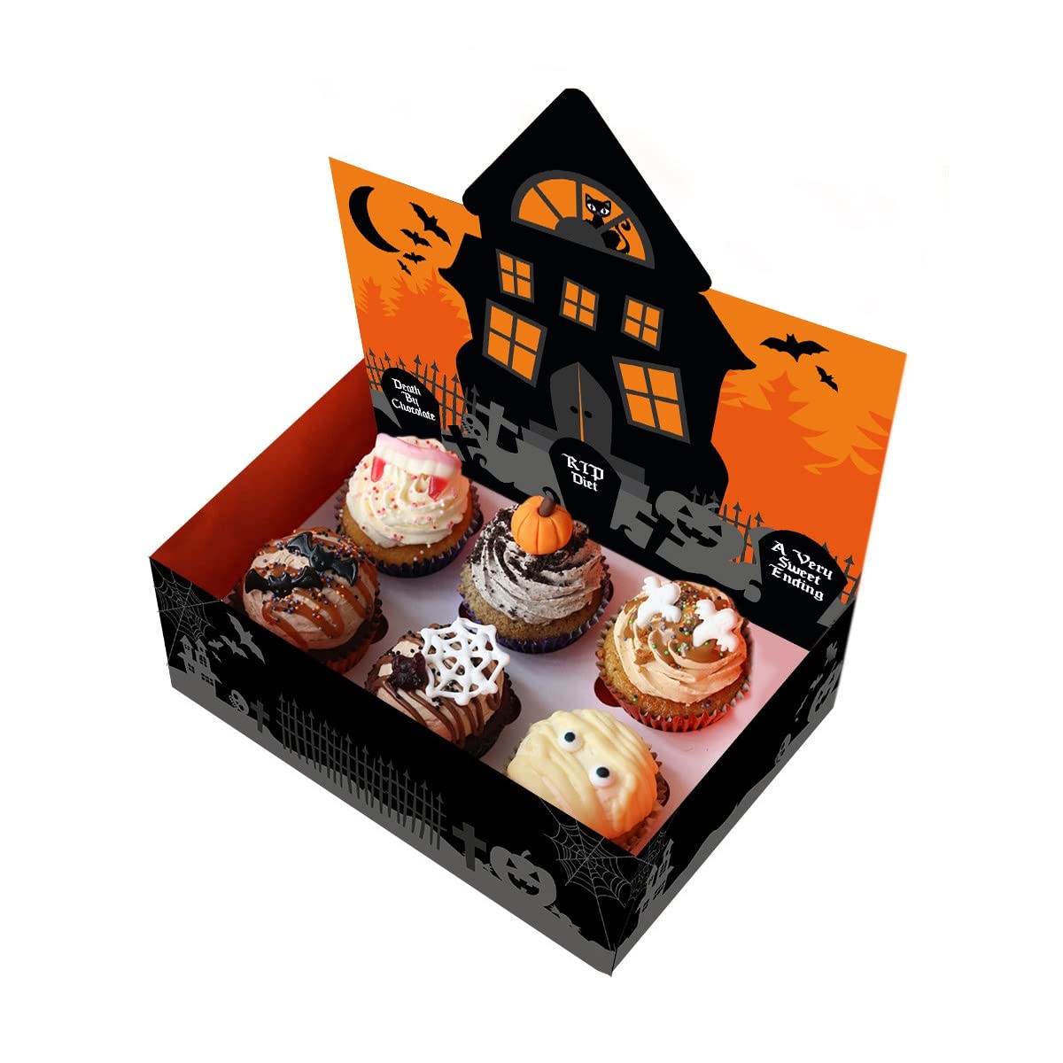 Stef Chef Halloween Cupcake Display Box