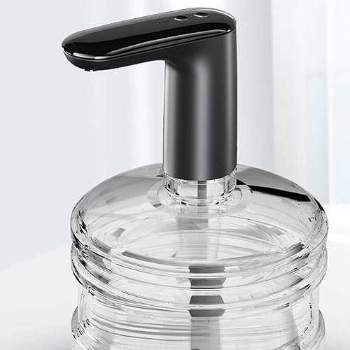 Miniatura 7 de Bomba de agua de botella de 3 a 5 galones, dispensador de agua portátil eléctrico con carga USB, bomba automática de agua potable para campamento y