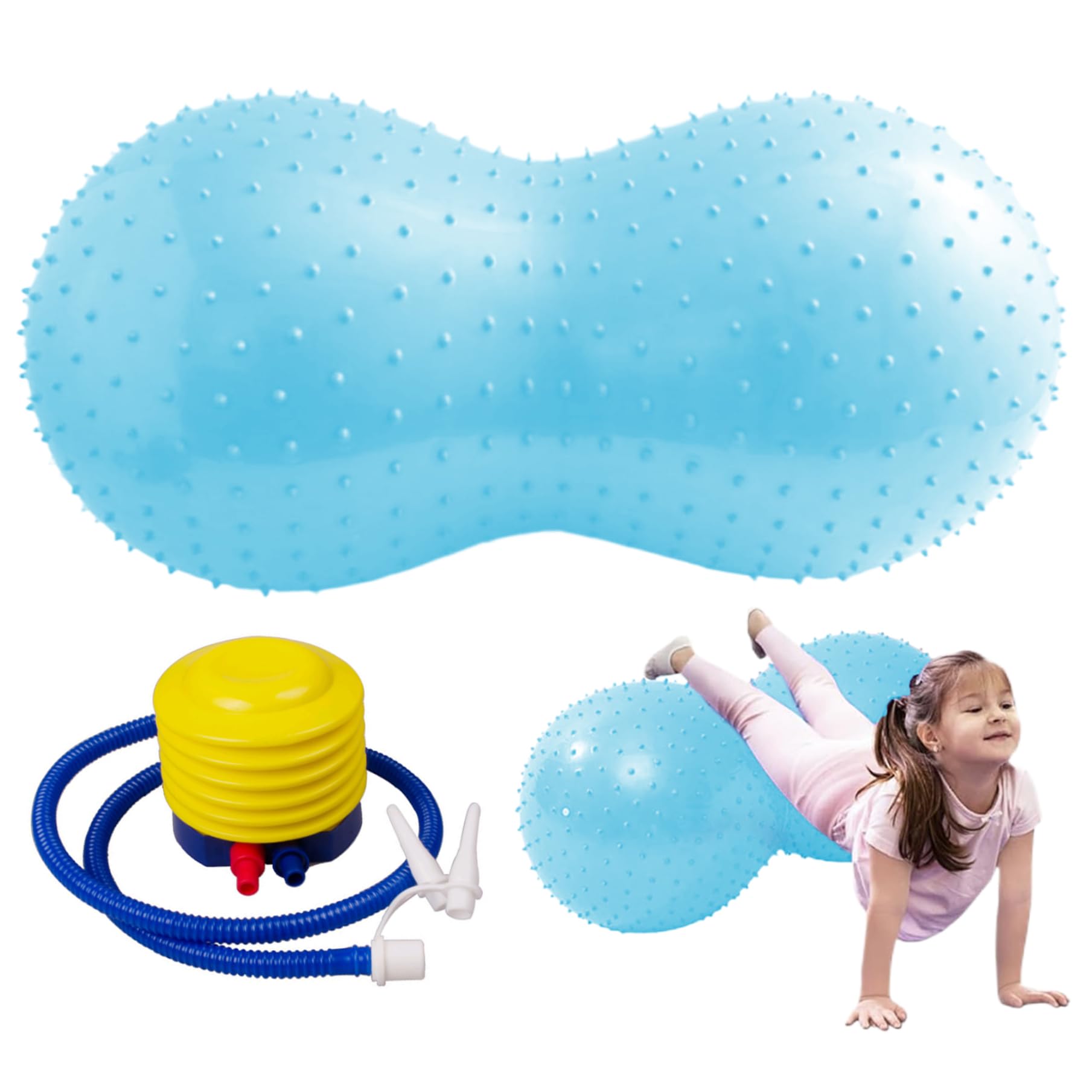 Bola de yoga Jorzer resistente a la ráfaga con PVC engrosado 8