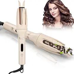 Modelador de Cachos, Branco, 110v-220v, Prancha de Cabelo, Prancha de Cabelo Profissional, Modelador Curves Automatic, Cabeleireiro Em Casa, Cabelo Ondulado, Bonito E Elegante