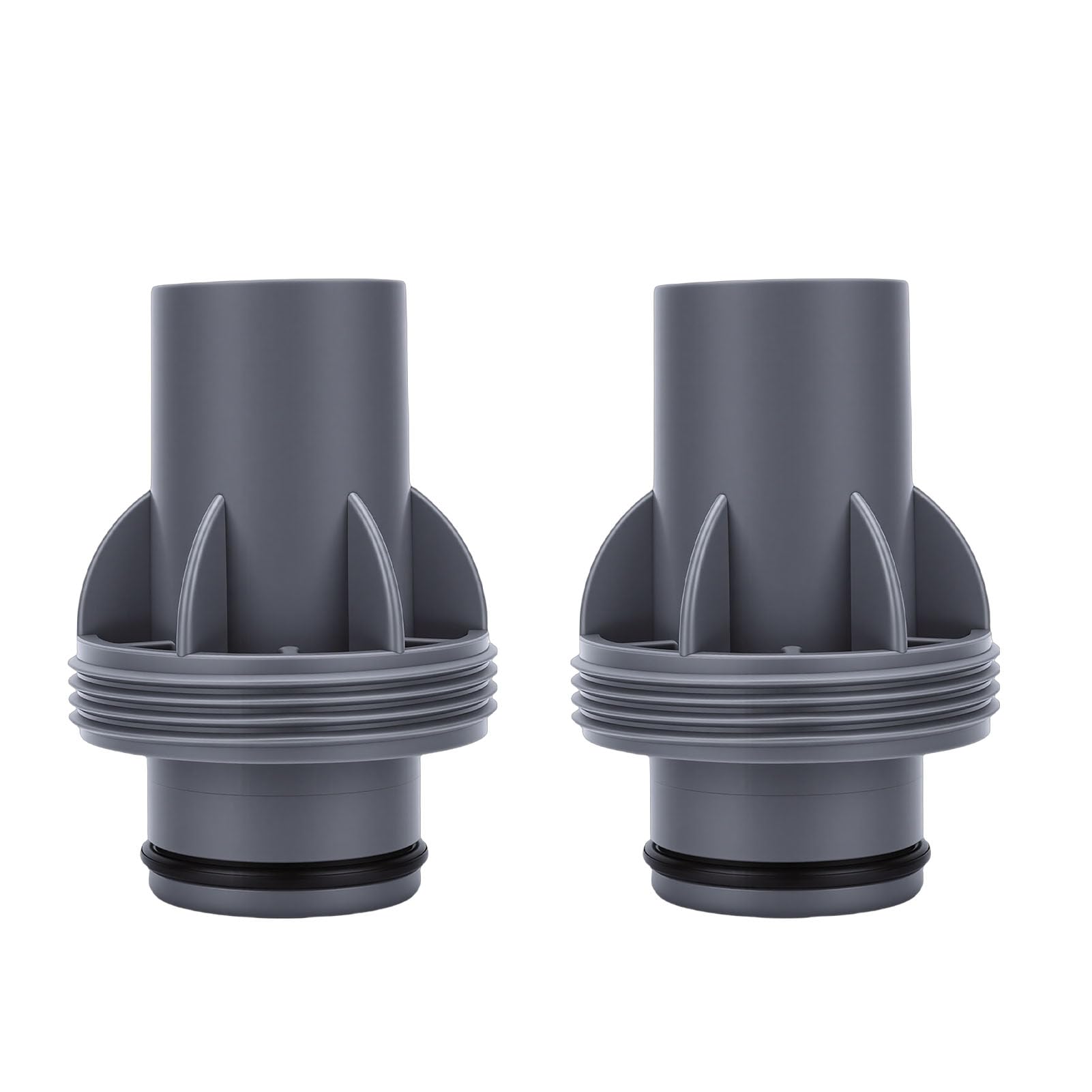 Diyeeni Adapter Węża Basenowego 1,5 Cala, Pasujący do P6916, 2 Sztuki Szczelnego Plastikowego Filtra Basenowego Adapter Węża Pompy z uszczelką, Zwiększony Przepływ dla Małych i Dużych Węży, łatwa