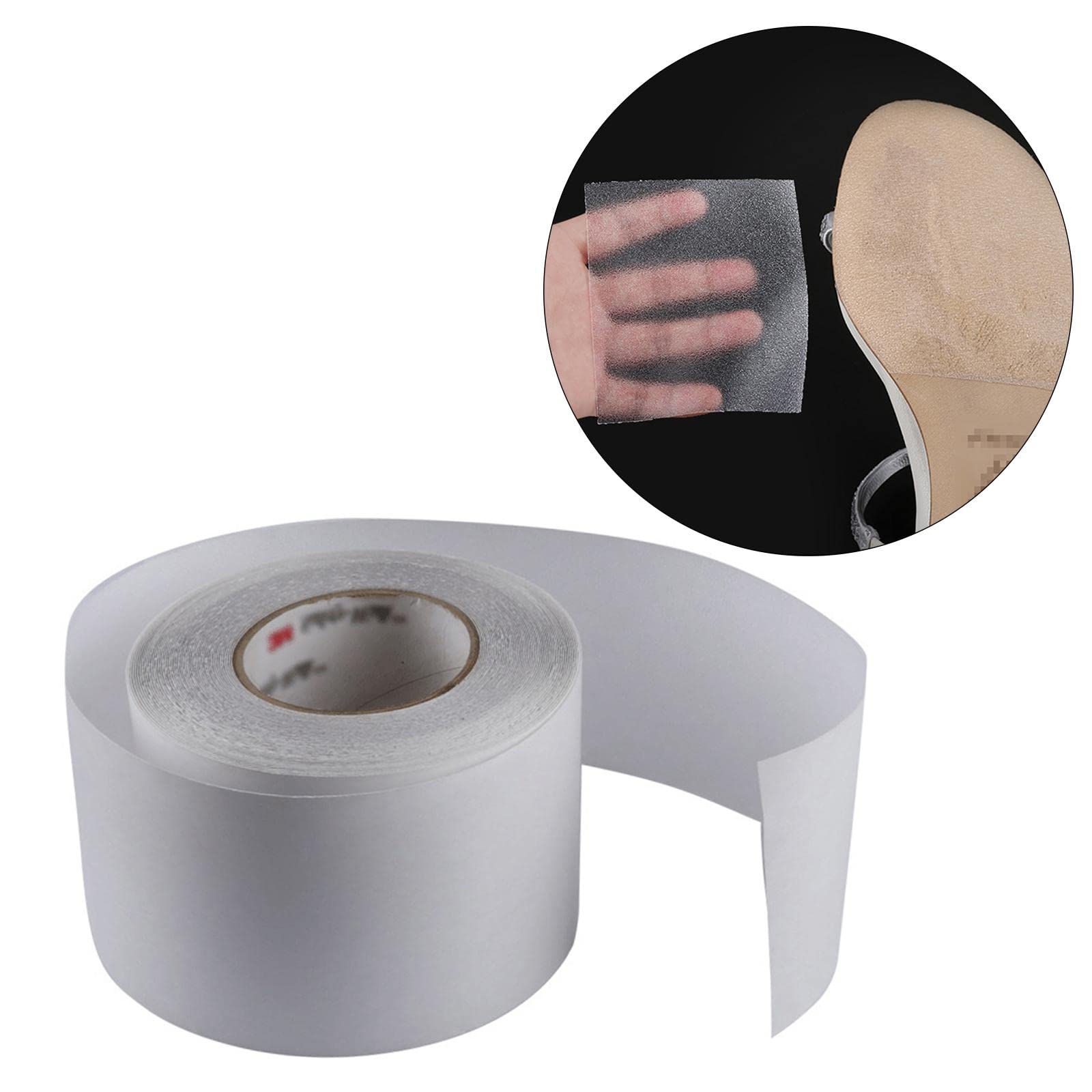 Adhesivo antideslizante para suela de tacón alto, color negro