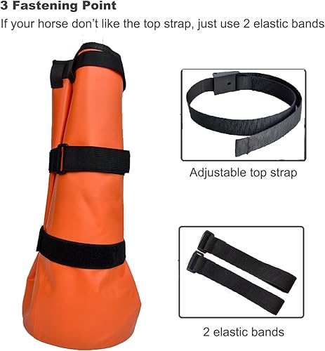 Miniatura 5 de Botas de remojo equinas para pezuñas de caballo, bolsa de remojo de pezuñas, fácil de usar, bolsa de remojo para botas de remojo, bolsa de remojo,