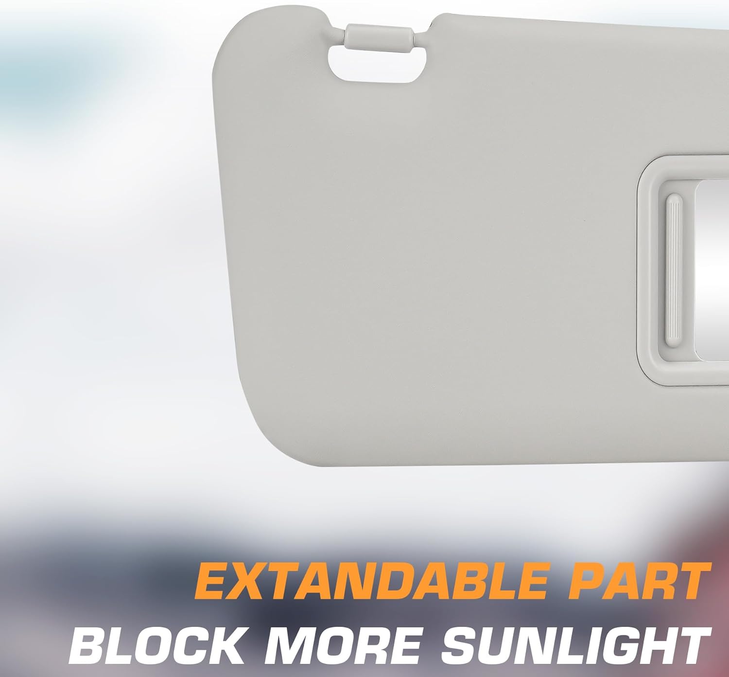 Left Driver Right Passenger Side Gray Sun Visor fit for Mazda 3 2010 2011 2012 2013 Sunvisor Replacement BBM2-69-320C-75 BBM3-69-320C-75