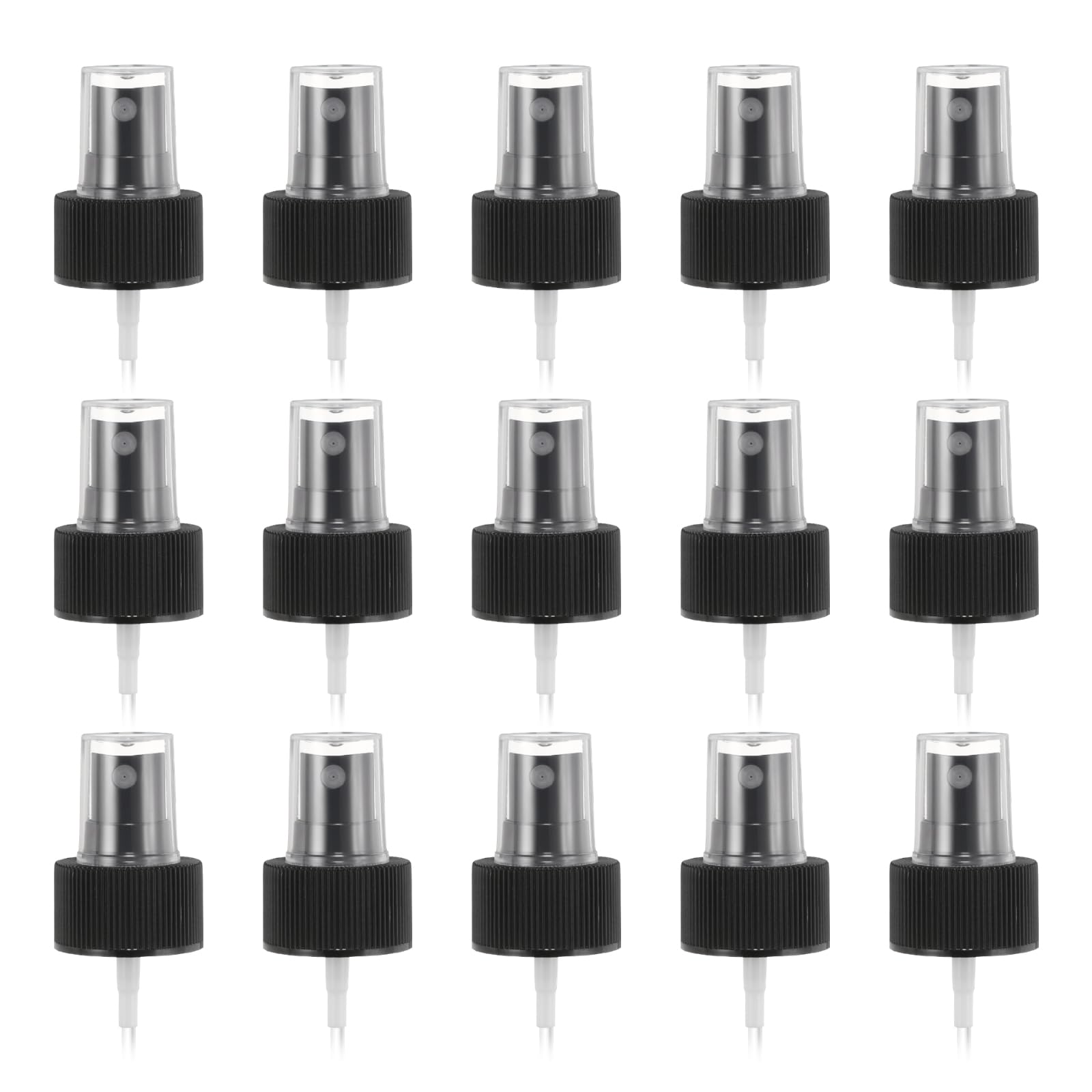 uxcell Spray Top 50Pcs 28/410 Plastic Fine Mist Reusable Replacement Black | Spray Bottle Pump Plastic Top Reusable Replacement for Cosmetic Perfume