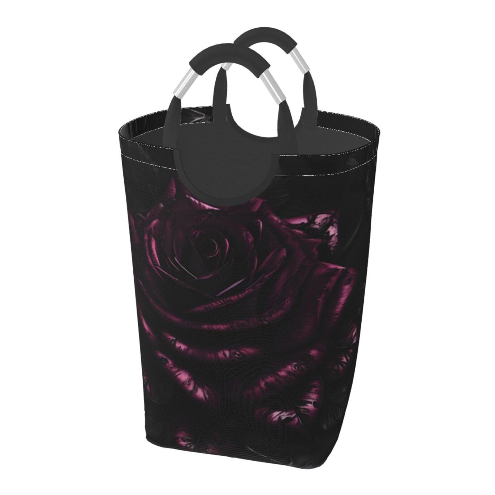 Sac à linge pliable motifs roses panier à linge grand volume gothique
