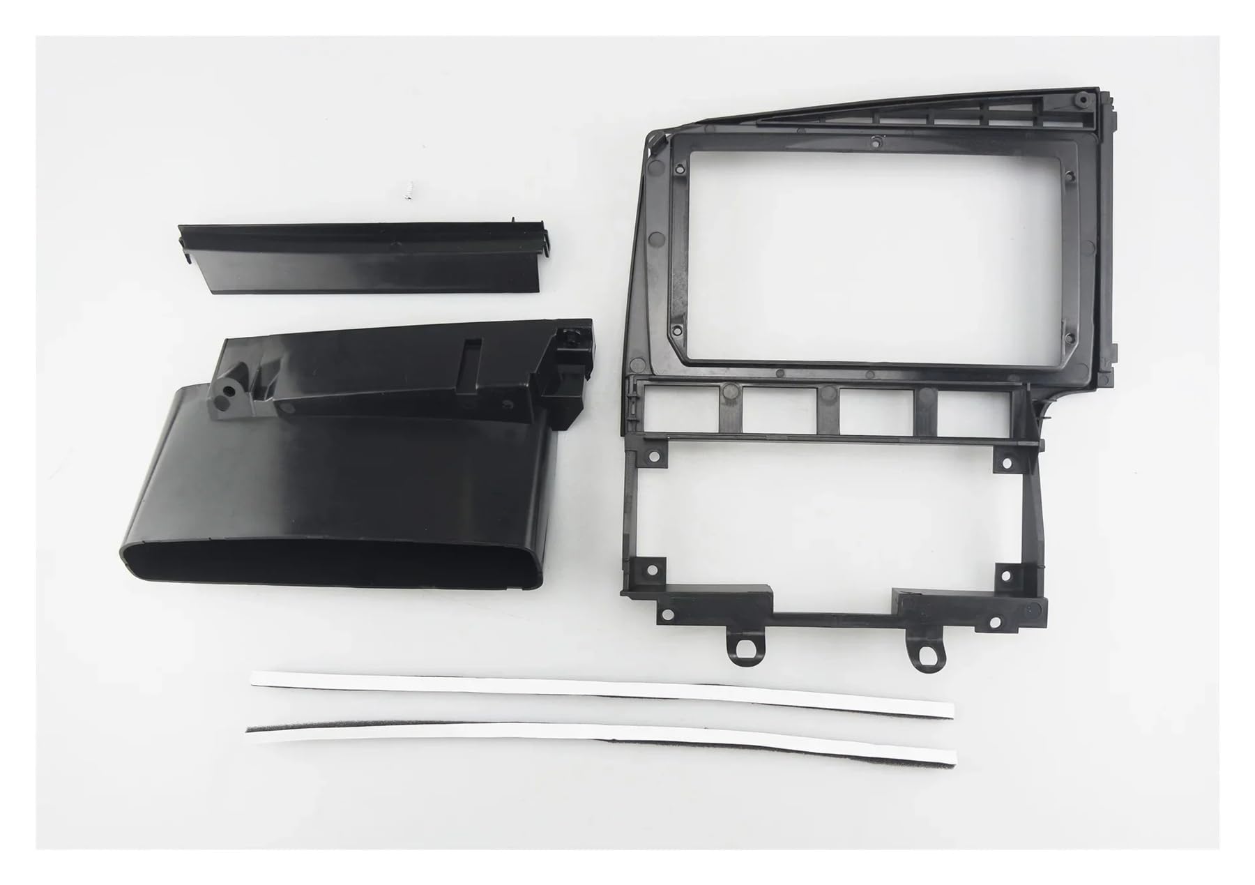 Fascia Marco Panel Radio Fascia Coche 9 Pulgadas Kit Tablero Salpicadero Adaptador Cubierta Placa Consola Biselada para VW para Passat (B3) 1988-1993 Juego Panel Radio