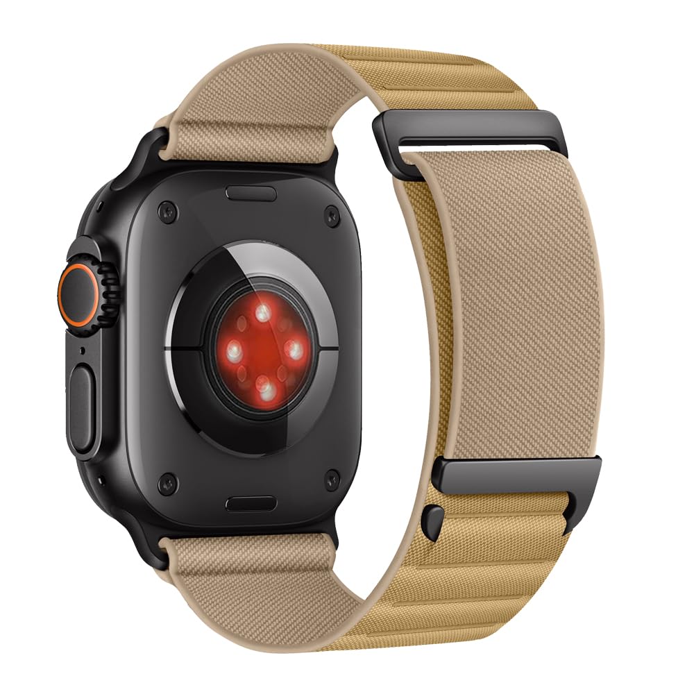 Aizgalxor Alpine Loop Armband Kompatibel mit Apple Watch Ultra 49mm 46mm 45mm 44mm 42mm(Series 3/2/1), Sport Geflochten Ersatzarmbänder Kompatibel für iWatch Ultra 2/Series 10/9/8/7/6/5/4/3/2/1/SE