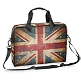 DXTKWL Laptop Bag Rustic Uk England Flag Laptop Case Sleeve Messenger Bags with Shoulder Strap Briefcase for Laptop 13 14 14.5 15.6 16 in
