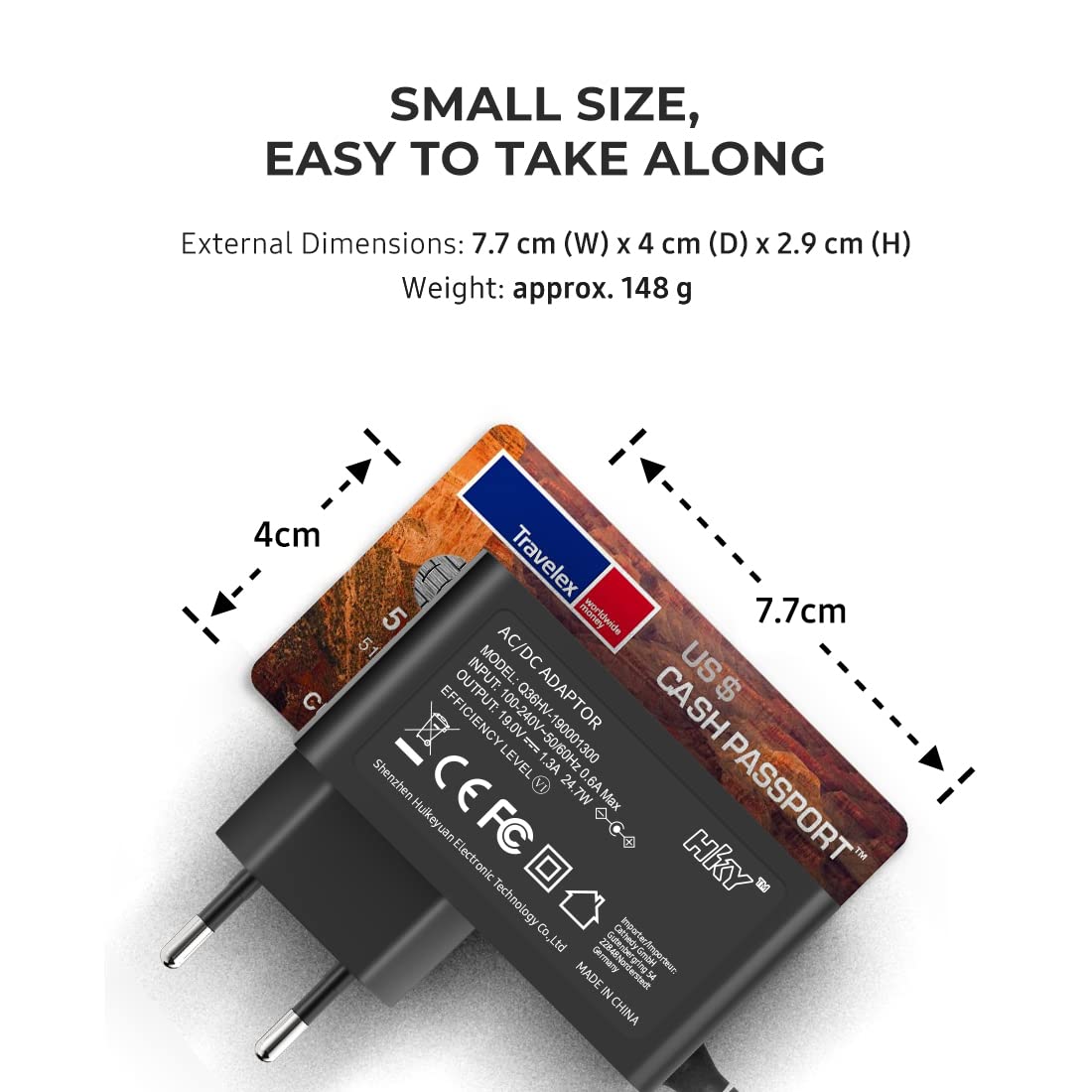 KFD Caricabatterie 19V Alimentatore Per LG Monitor 24ML60SP 27GR75Q 27ML60SP EAY62710704 ADS-40FSG-19 19032 E2250T FLATRON IPS277 SCREEN E2249 EAY62549301 EAY62549304 19VDC LCD Monitor Caricatore - Foto 6