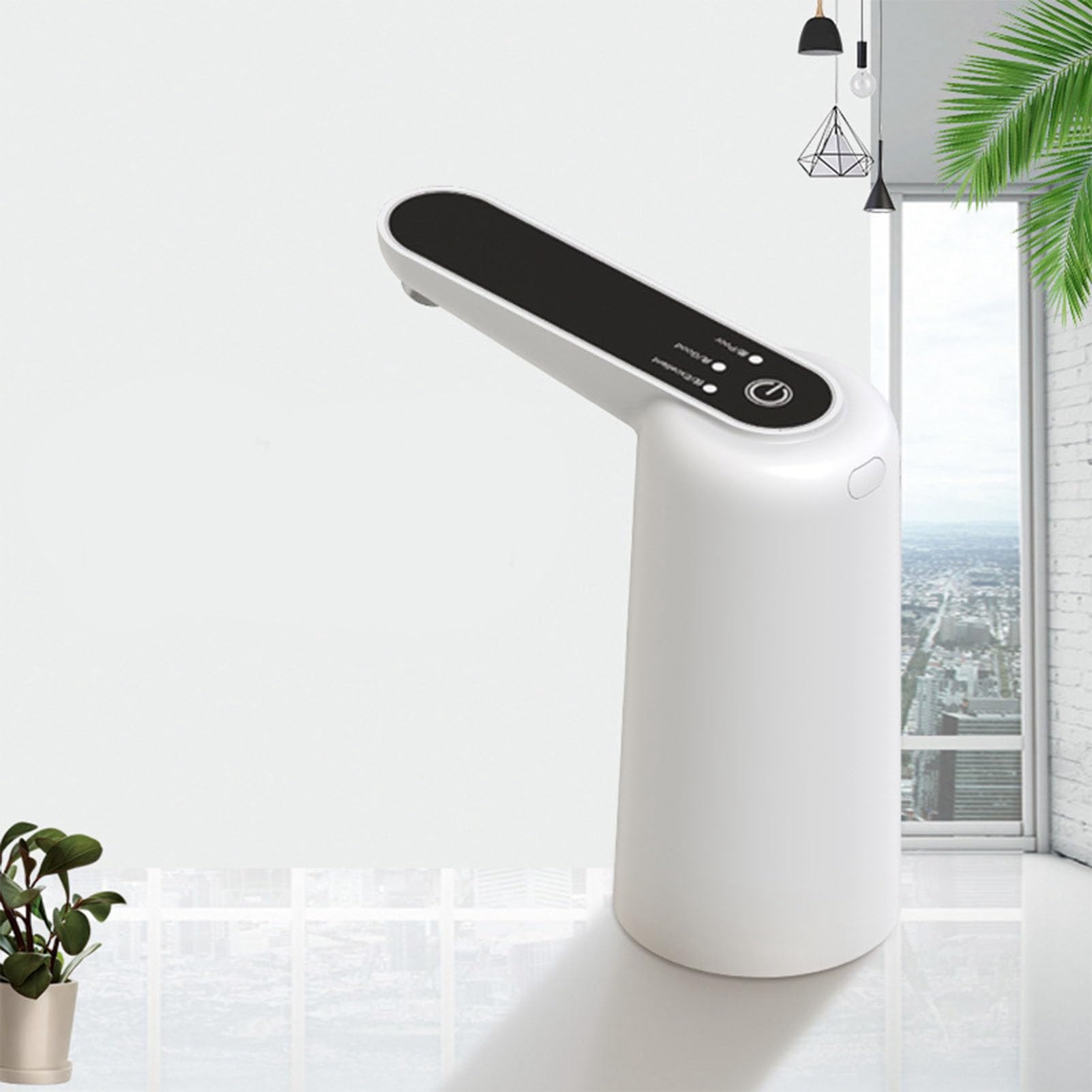 Smart Automatic Water Bottle Pump USB Powered with Button Design for TDS Water Quality Testing, Wide Application