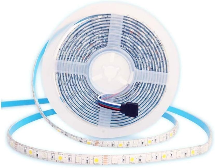 protium 12V RGBW Light Strip, 5050 RGB+W SMD, 60LED/m, (Non Waterproof ...