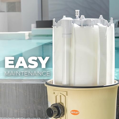 Miniatura 5 de XtremepowerUS DE Grid - Filtro de piscina de 120 GPM de tierra de diatomeas para piscinas enterradas, 62 pies cuadrados, compatible con 263064,