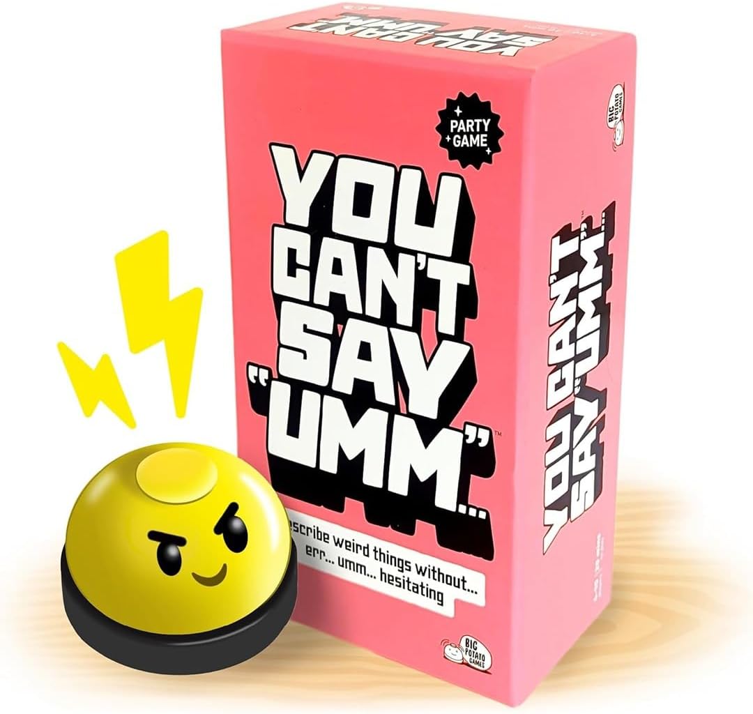 Big Potato You Can’t Say Umm: A Party Game for Family and Adults, Board Game for Teenagers, Family Word Game, Must Have for Game Night