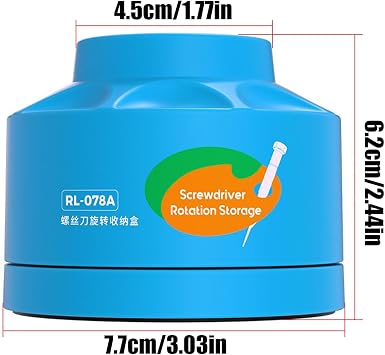 Screwdriver Holder | Space Saving Tool Box,Desktop Screwdriver Storage Box | for Electronics Repair Organization Home Workshop Shed Desk