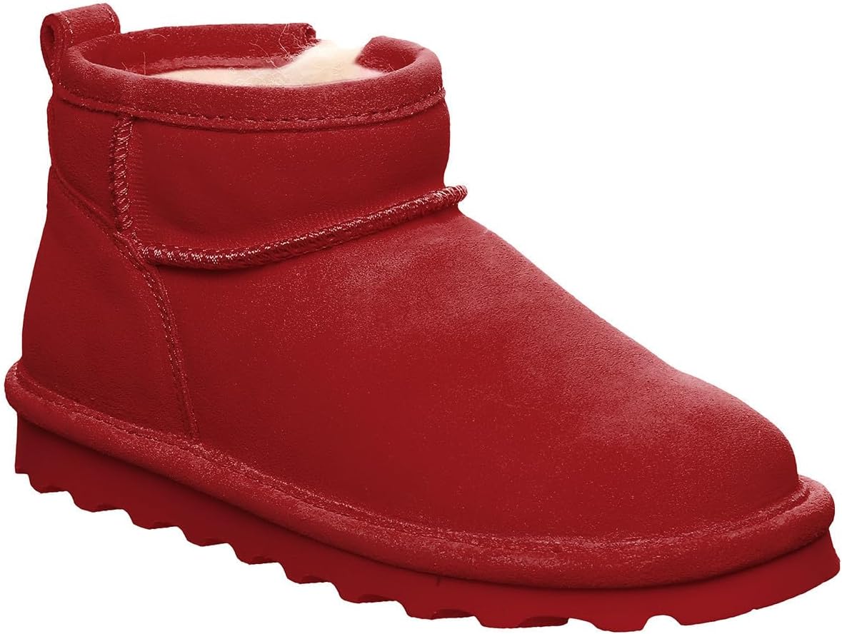 BEARPAW Shorty Youth Ankle Boot | Comfortable & Durable Slip On Winter Boot for Kids | Multiple Colors & Sizes