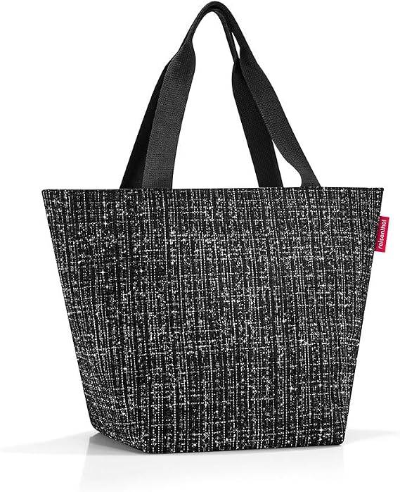 reisenthel Shopper - Spacious Shopping Bag and Elegant Handbag in One - Made of Water-Repellent Material Bouclé Black Unit size