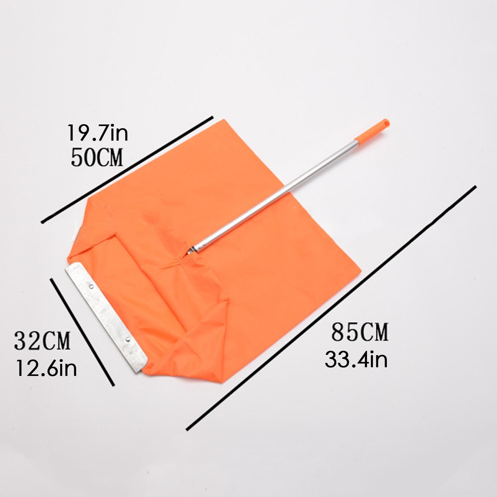 Ramasse-feuilles à long manche pour déchets de jardin | Fournitures de