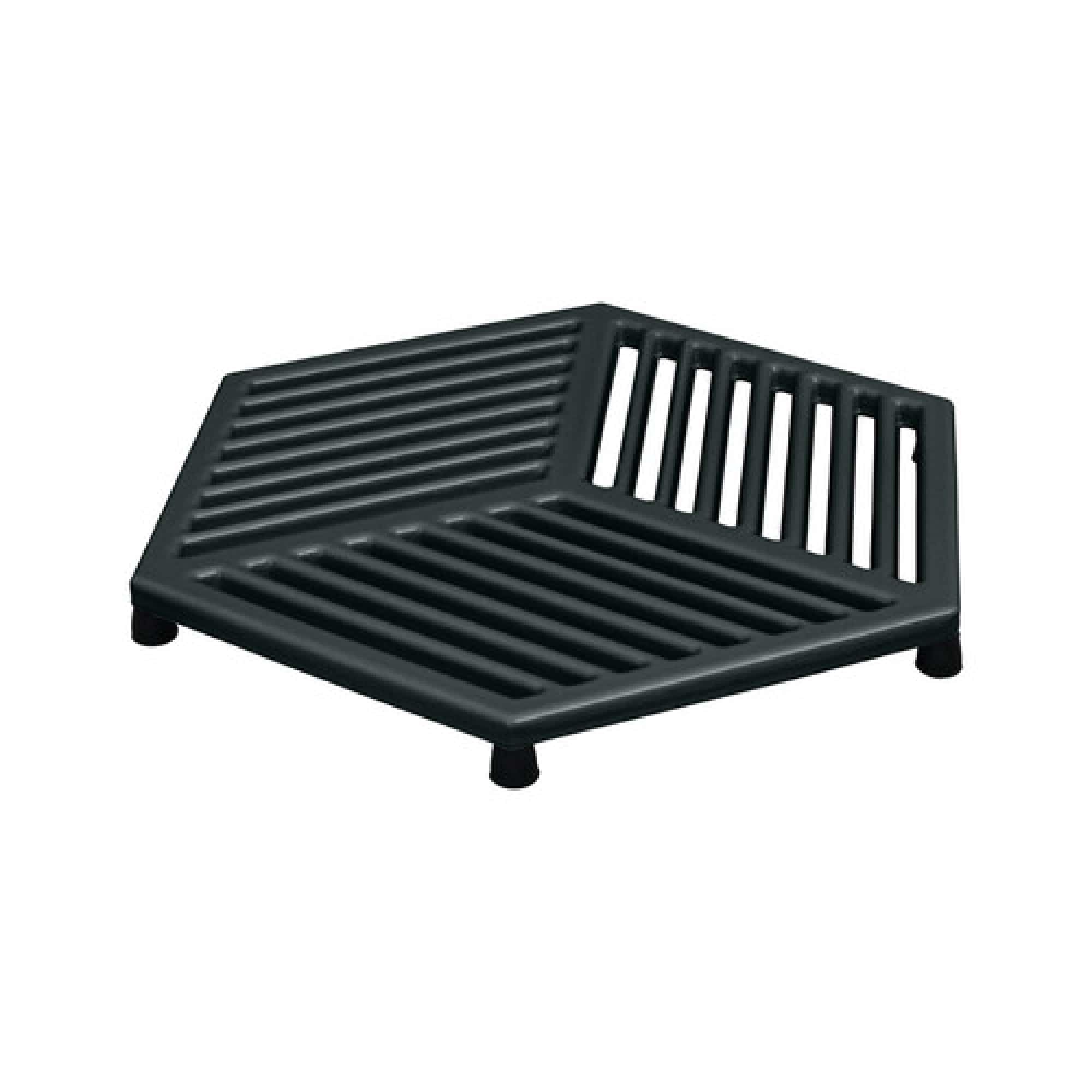 Denby - Halo Black Cast Iron Trivet Stand For Kitchen Worktop - 24.5cm Premium Enamelled - Non-Slip & Heatproof For Hot Pans, Serving Dishes - Dishwasher & Oven Safe - PFAS free