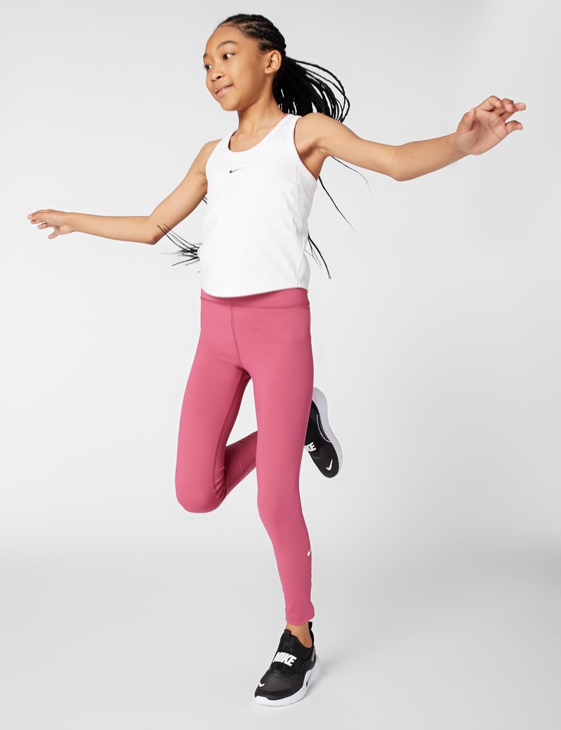 Nike Girls' One Dri-FIT High-Waisted Leggings