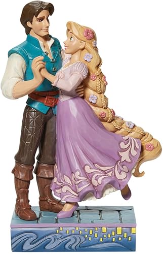 Enesco Disney Traditions by Jim Shore - Figura de Rapunzel y Flynn Love New Dream, 7.5 pulgadas, multicolor