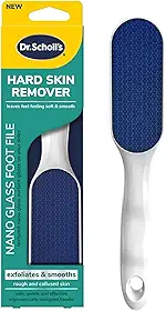 Dr. Scholl's Removedor de pele rígida Nano Glass - Removedor de calos, esfregão de pés