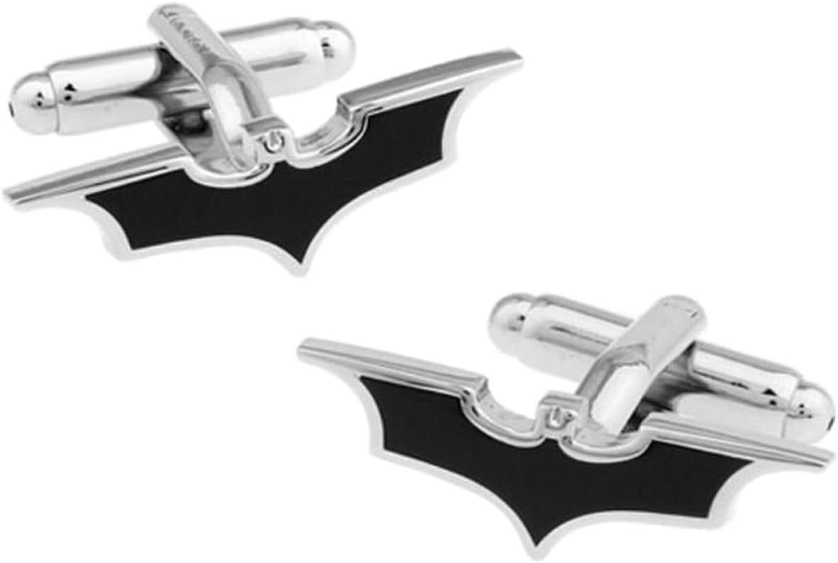 Black Bat Mark Cufflinks Men's Cufflinks for Groom Wedding Dress