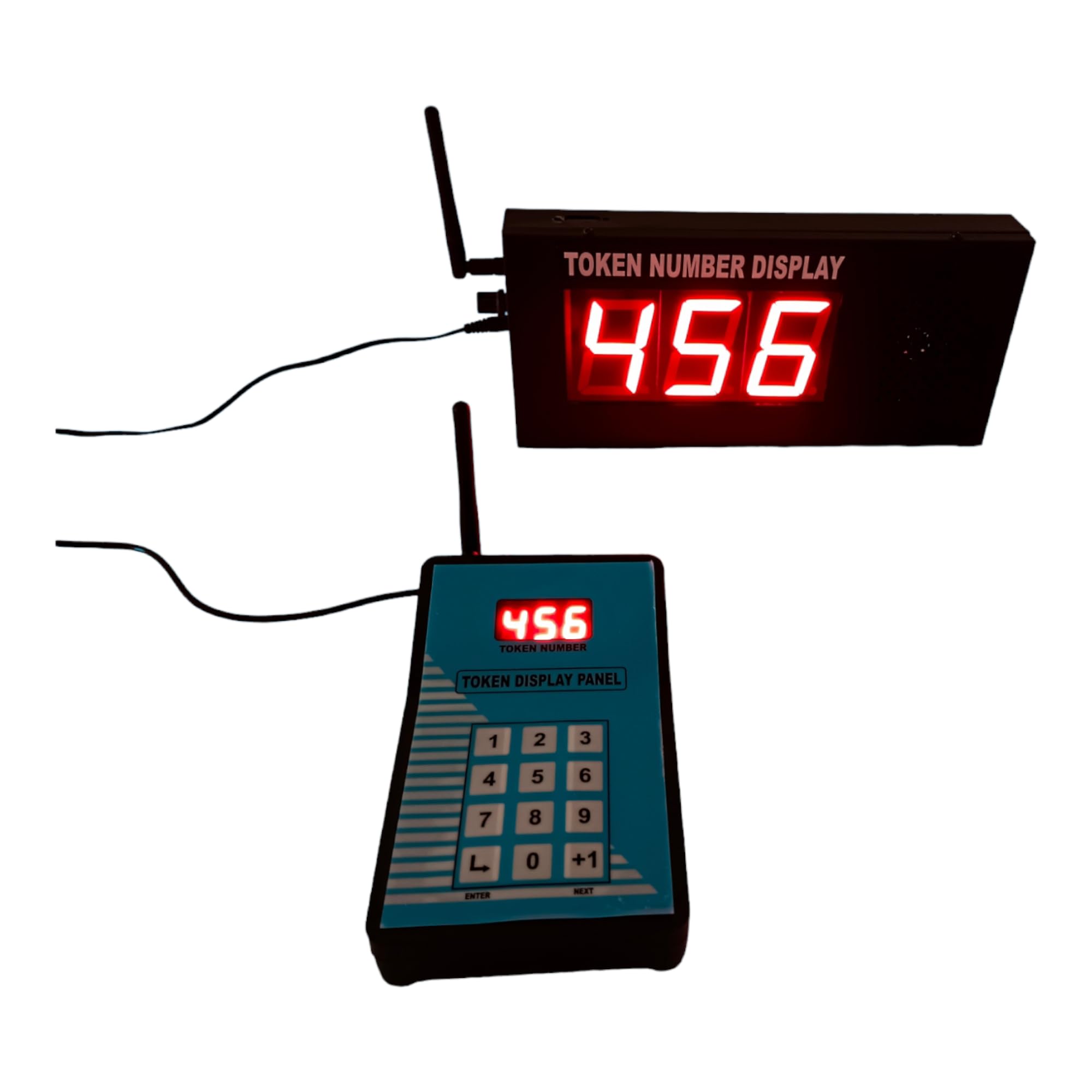 Digtronics High Range Wireless Token Display System with Bell, English, Hindi and Marathi Voice Operated 2.5 inch use for Hospitals, Banks etc !! 2 Years Warranty!!-image-41