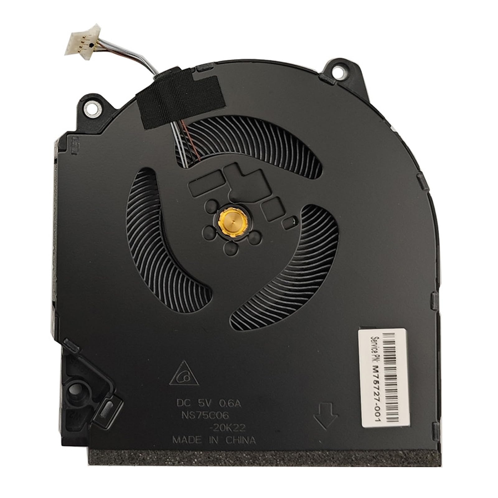 BestParts CPU + GPU Ventilador de refrigeración de repuesto para HP Victus 16-D, 16-d0000 16-d1000, 16-d0xxx 16-d1xxx 40.9 cm Gaming Laptop, P/N: M75725-001 M75727-001, M54776-001 (solo para RTX 306 0