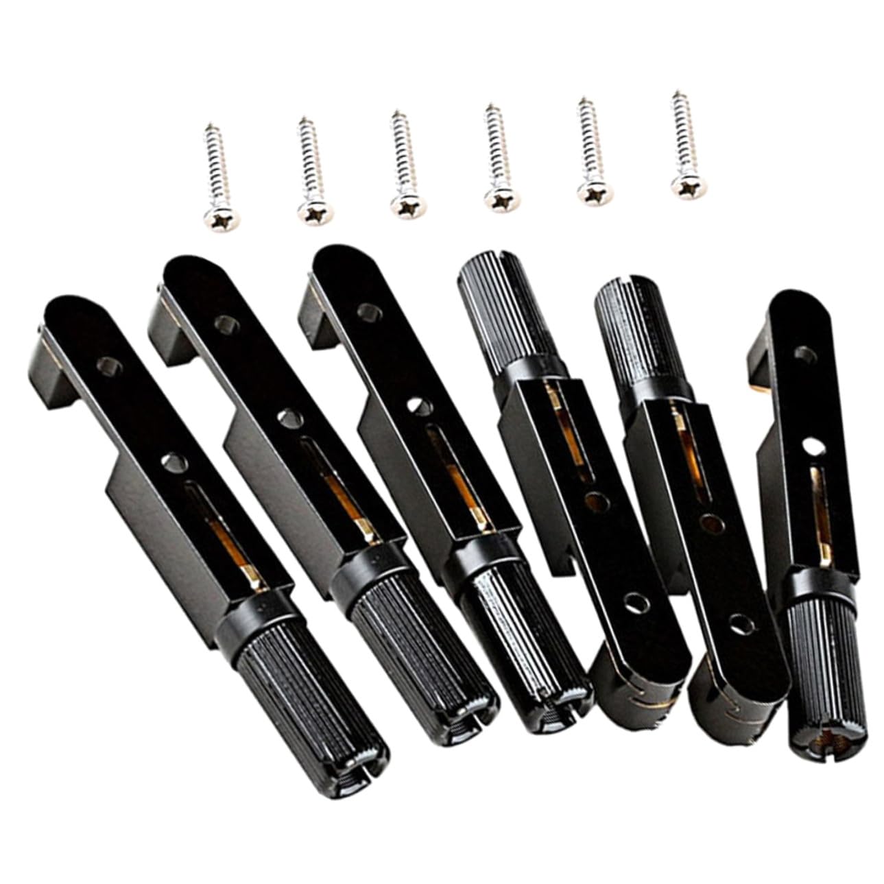 Robuste Single Headless Gitarrenbrücke aus Premium Metall Langlebiges Zubehör für Gitarren und Ukulelen Einfache Installation Ersatz für Beschädigte Saitenhalter Vielseitig