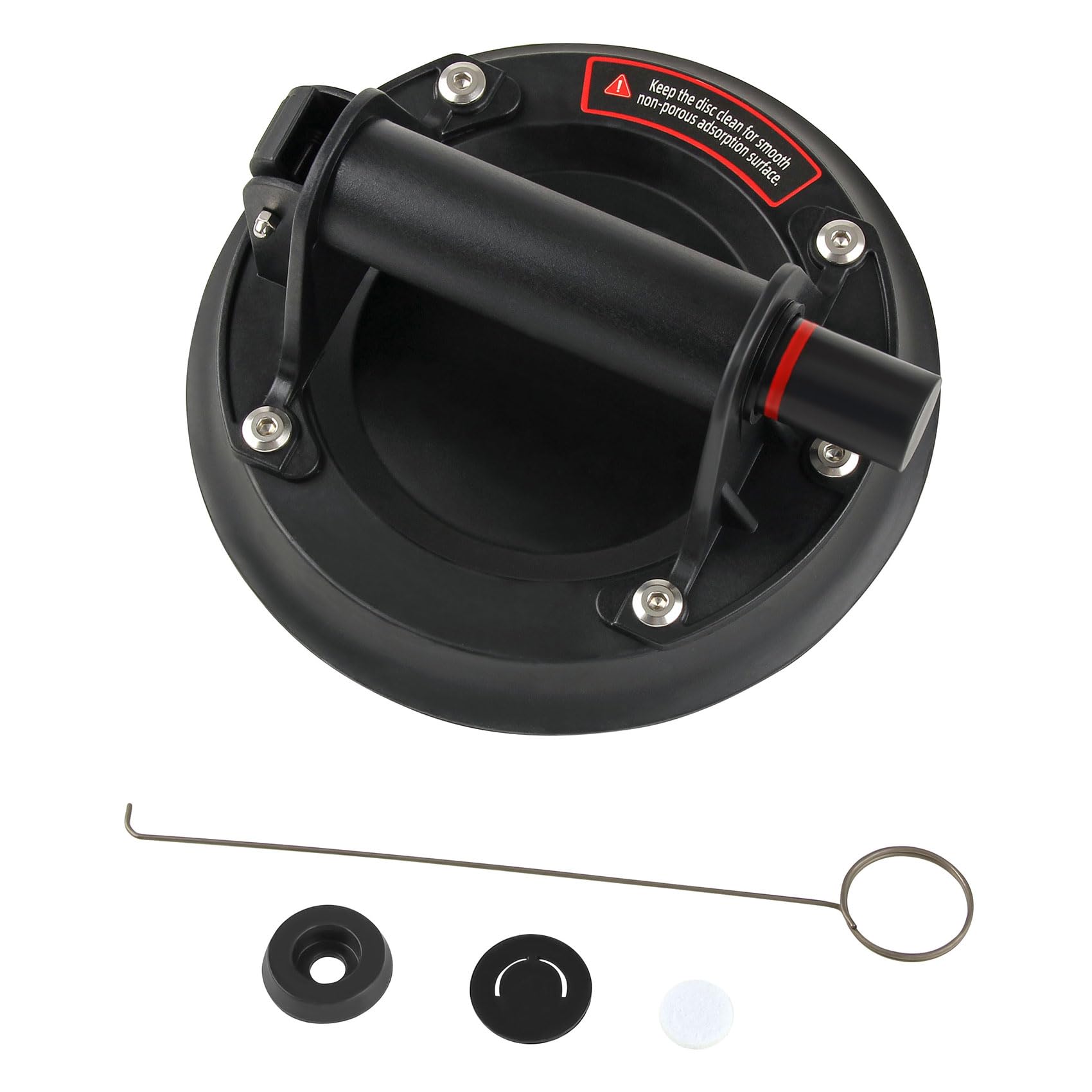 2 Ventose Professionali Da 8.2 Pollici - Capacità 200KG, Per Sollevare Vetri, Piastrelle E Superfici Lisce - Foto 7