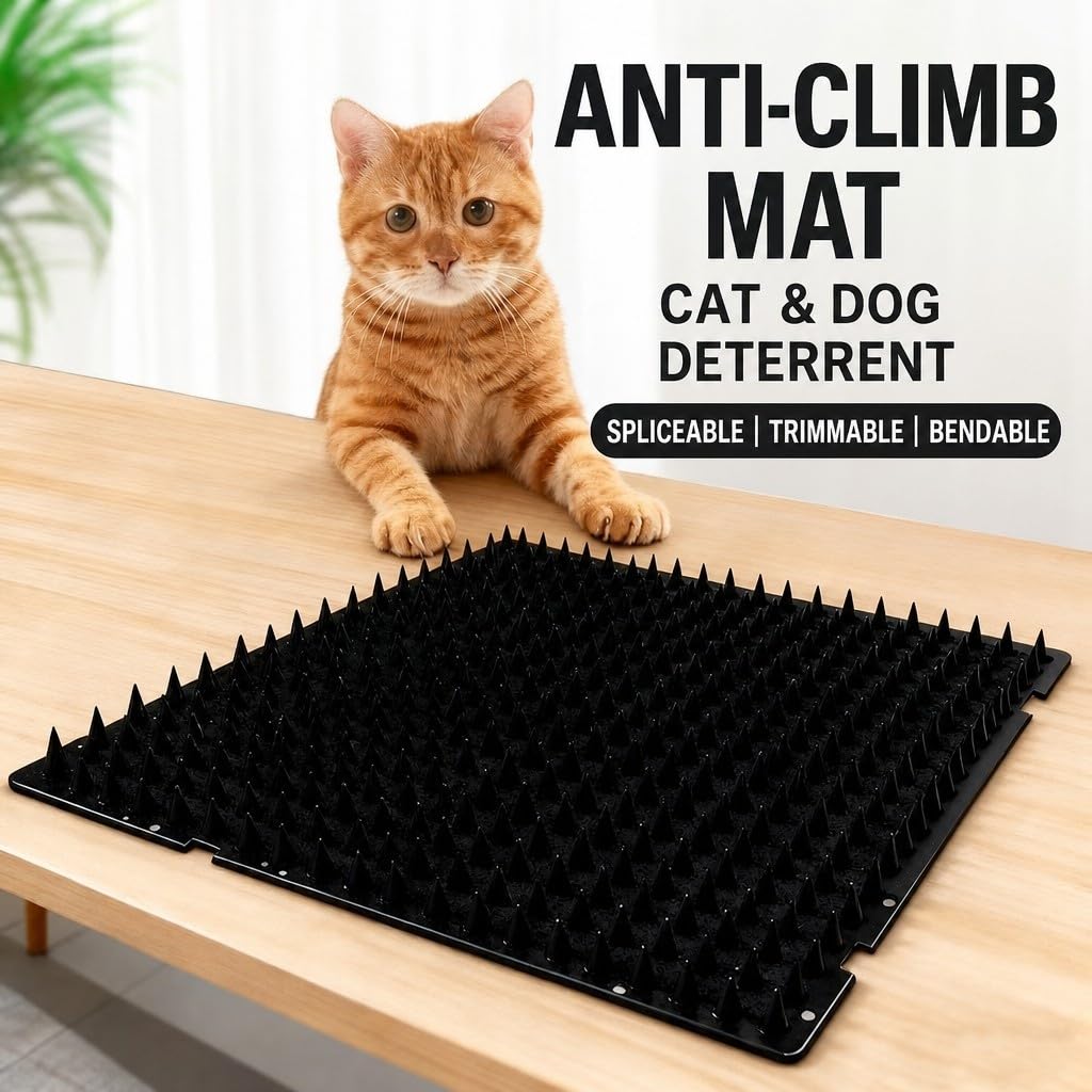 Tapis Repulsif Chat avec Pointes Souples Emboitables Decoupables