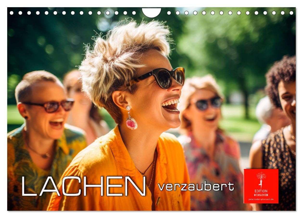 Laughter enchants UK-Version (Wall Calendar 2026 DIN A4 Landscape), CALVENDO 12 Month Wall Calendar — image 1