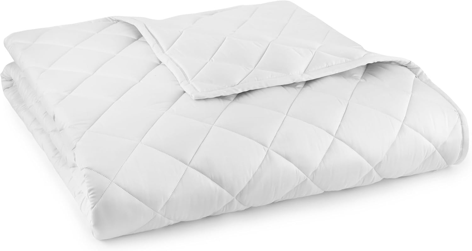 100% Organic Cotton Comforter - Comforter for Summer & All Seasons with Non Clumping Diamond Stitching - Premium Soft & Breathable Duvet Insert - GOTS & Fairtrade Certified (Queen/Full)