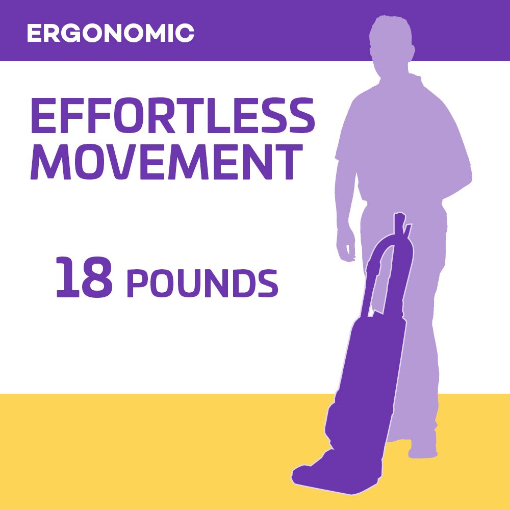 ProTeam ProForce 1200XP Bagged Upright Vacuum Cleaner with HEPA Media