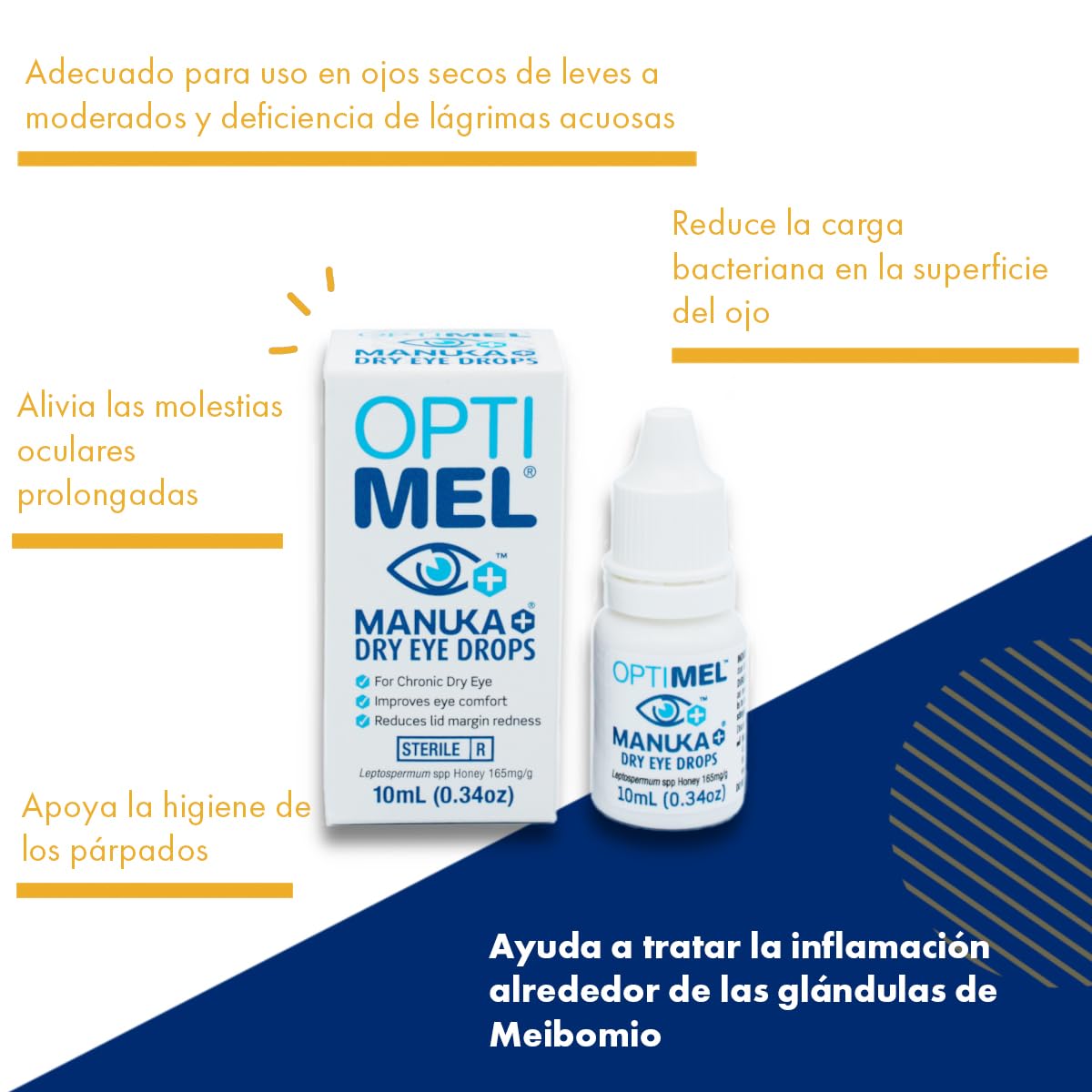 Optimel Manuka - Gotas de ojos de miel (10 ml)