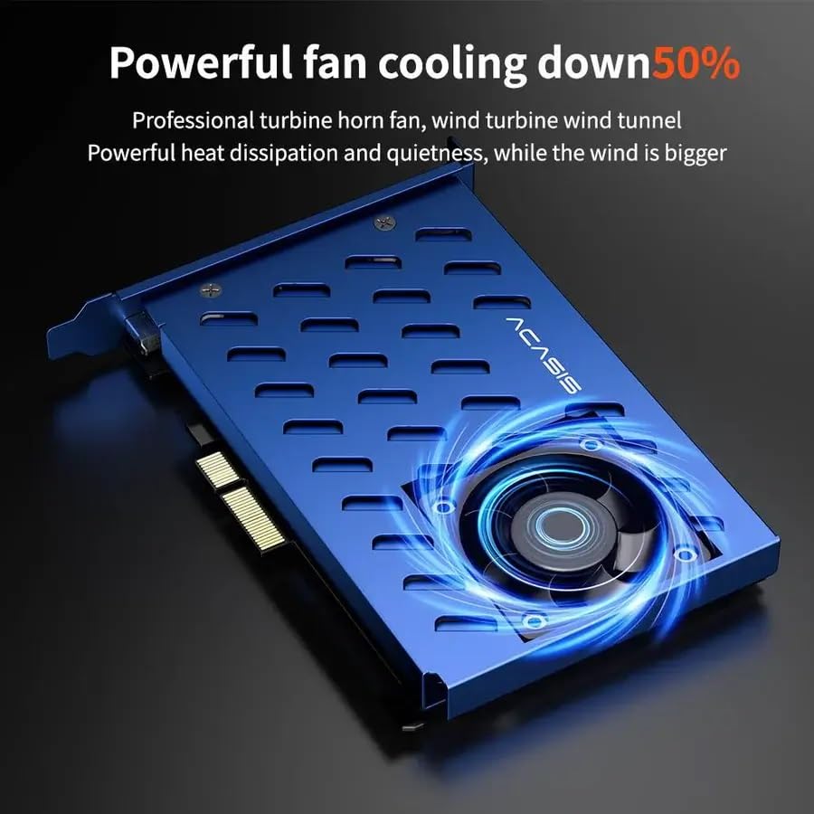 Image of ACASIS Capture Card Internal PCIe 4 HDMI Stream and Record in 1080p60 with Ultra-Low Latency on PS5, PS4 /Pro, Xbox Series X /S, Xbox One X /S, Video Camera, TV Box in OBS for PC (inbuilt Fan)