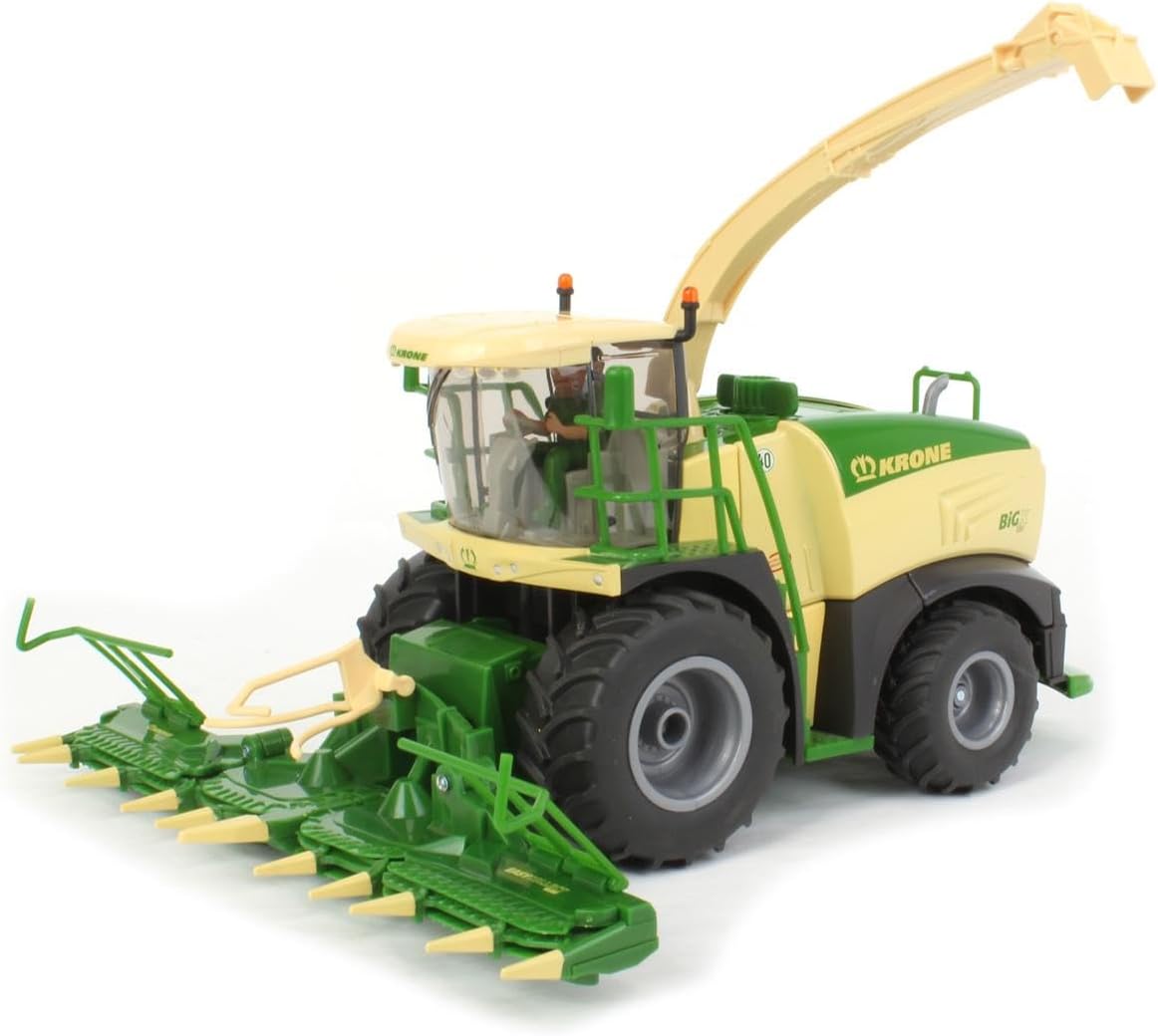 - Siku 4066, Krone Big X 580 Forage Harvester, 1:32, Metal/Plastic, Green/Yellow, Movable Parts, Multifunctional
