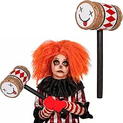 Martelo de Brinquedo pra Fantasia de Palhaço Assassino de Halloween Grande