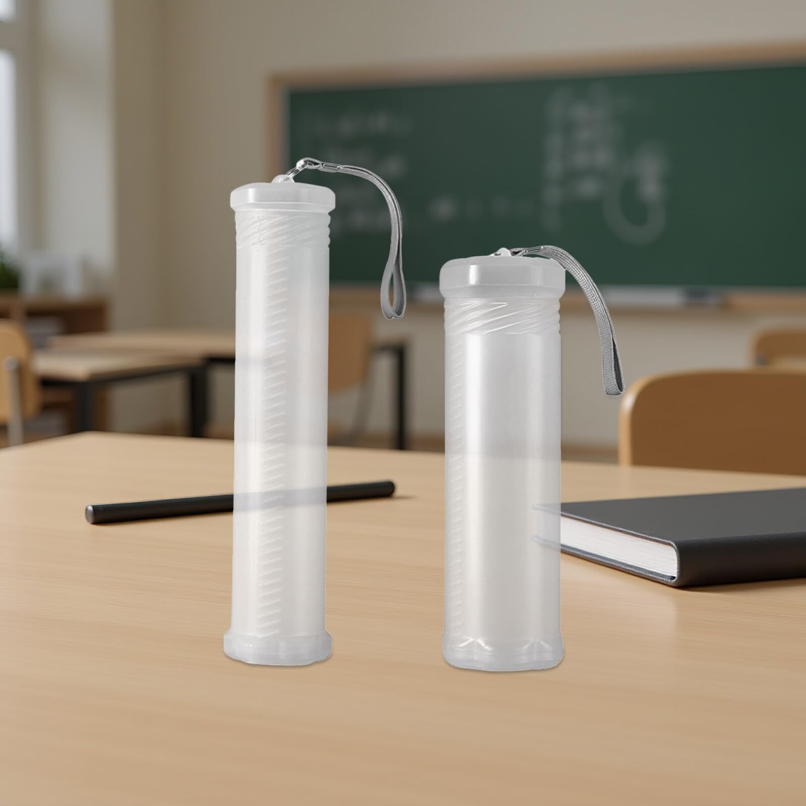 Housoutil 8 Pezzi Scatola Portapenne Estensibile Leggero per Matite e Pennelli Organizer Scrivania per Studenti e Ufficio Astuccio Retrattile con Ampia Capacità