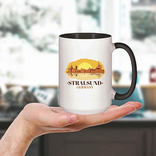 Miniatura 2 de Novelty Gift Germany Strand Sunset Gift For Everyone, Ideal For Parents' Anniversary - Show The Beauty Of Nature, 11oz 15oz Inner Color Accent Mug