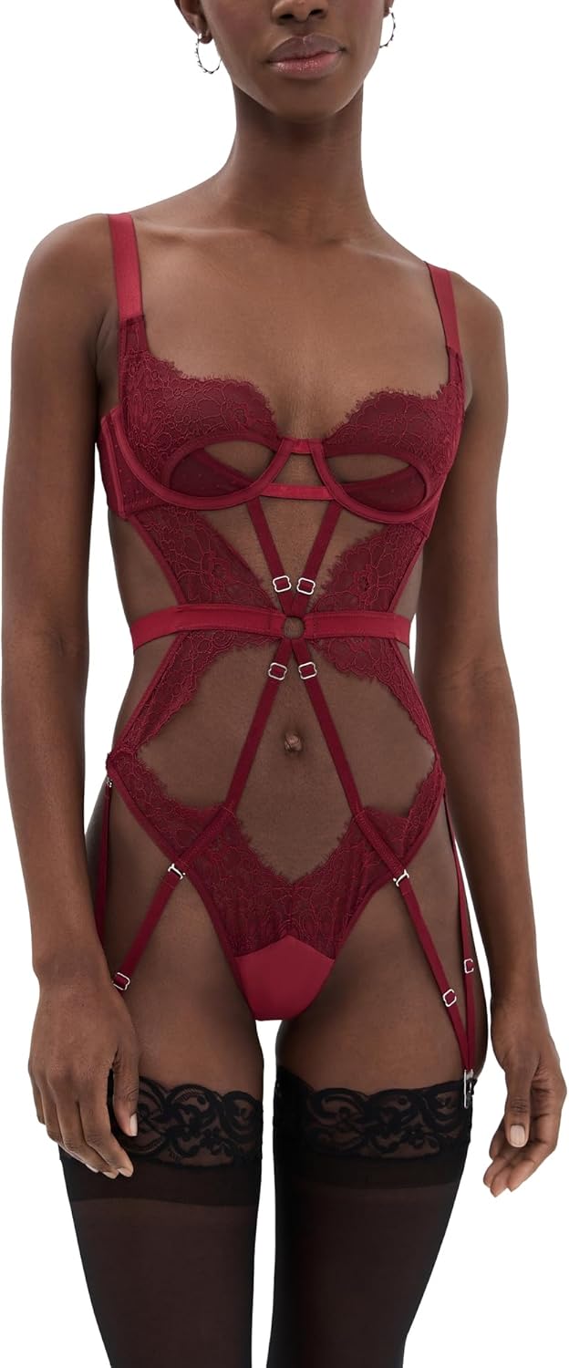 Thistle and Spire Women's Minna Thong Bodysuit